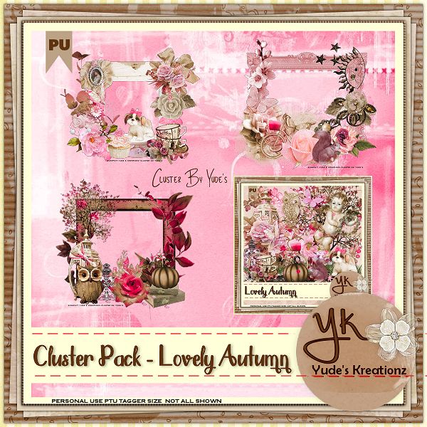 (image for) CLuster Pack Lovely Autumn